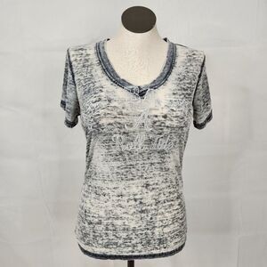 3/$25 Gear For Sports Alabama Roll Tide Gray Distressed Tee Sz L